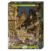 Puzzle 1000 el. Romantyczne miasto - Noc, Ryba Heye