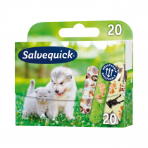 Salvequick Plastry opatrunkowe dla dzieci Kids Animal planet 20 szt.