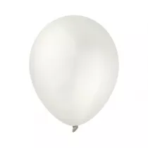 Decomex Balony metallic Pearl White 100 szt.