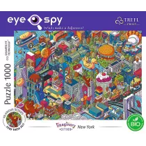 Puzzle 1000 el. Eye-Spy. Imaginary cities. New York, USA Trefl
