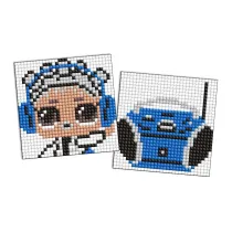 Diamentowa mozaika na magnes - LOL Boombox 9x9cm Ideyka