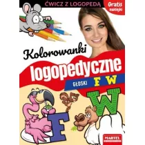 Kolorowanki logopedyczne goski F W