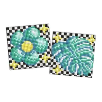 Diamentowa mozaika Kids - Kwiat i li�� 9x9cm Ideyka