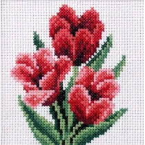 Haft krzy�ykowy - Tulipany Anex-bis