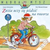 Mdra mysz - Zuzia. Zuzia uczy si jedzi na rowerze