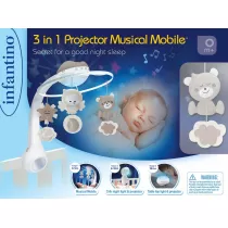Muzyczna karuzelka 3w1 Infantino beowa