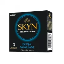 Unimil Skyn Ekstra Nawilane nielateksowe prezerwatywy 3 szt.