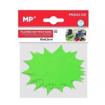 Etykiety cenowe fluorescencyjne zielone 100x65mm