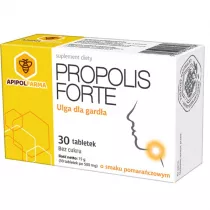 Apipolfarma Propolis Forte pomara�czowe tabletki na gard�o Suplement diety 30 tab.