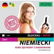 S�uchaj i m�w PONS niemiecki A1/B1 3w1 z nagraniami w.2