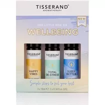 Tisserand Aromatherapy Zestaw olejkw eterycznych roll-on dla poprawy nastroju The Little Box of Wellbeing 3 x 10 ml