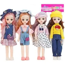 Lalka stylowa zginane rce i nogi 29cm MIX Merkpol