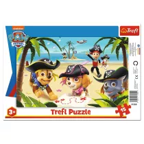 Puzzle ramkowe 15 el. Przyjaciele z Psiego Patrolu Trefl