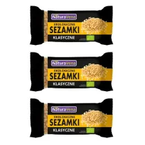 NaturaVena Sezamki klasyczne Zestaw 3 x 27 g Bio