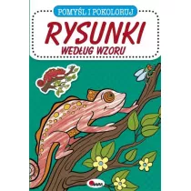 Zwierzta wedug wzoru pomyl i pokoloruj