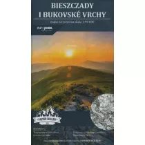 Bieszczady i Bukovske Vrchy. Mapa turystyczna ECO w skali 1:90 000