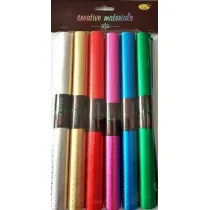 Galeria Hobby Folia aluminiowa t�oczona w gwiazdki 25x35cm