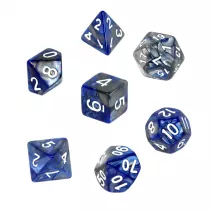 Komplet koci RPG 2-kolorowych. Niebiesko-szare Rebel