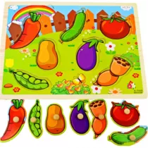 Puzzle warzywa na ogr�dku Maksik