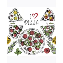 Serwetki DAISY Lunch SD 330x330 Pizza 043701