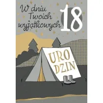 Kukartka Karnet B6 Urodziny (wymienne cyfry)