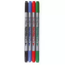 Fibracolor Pisaki Double Point w etui 4 szt.
