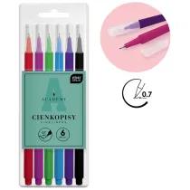 Interdruk Cienkopisy Academy 6 szt.