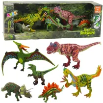 Zestaw figurek Dinozaury ruchome nogi paszcze