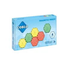 Klocki magnetyczne 6 p�yt hexagon 14cm