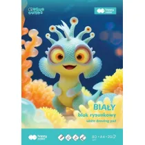 Blok rysunkowy bia�y A4/20K 80g HAPPY COLOR