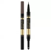 Eveline Cosmetics Brow Art Duo Pen & Filing Powder precyzyjny pisak i cie do brwi 2w1 Dark
