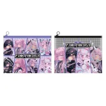 Teczka z suwakiem A4 Manga Pink Fantasy mix M&G