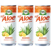 Pure Plus Napj z aloesem Aloe Vera Drink Mango zestaw 3 x 240 ml