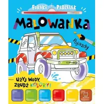 Farbki i p�dzelek. Malowanka. U�yj wody, zbud� kolory  Pojazdy