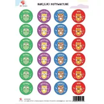 All4Kids Naklejki motywacyjne dla dzieci zwierztka A4