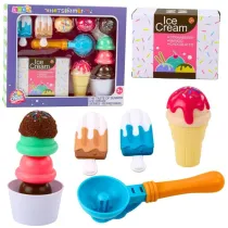 Zestaw s�odko�ci Lody 14el LeanToys