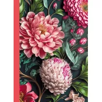 Fresh Notatnik ozdobny Flora 105x148 mm, kratka 48 kartek