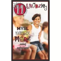 AbCard Kartka okolicznociowa Urodziny 11 U89