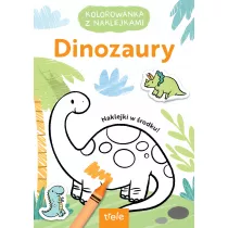 Dinozaury. Kolorowanka z wykrojnikiem
