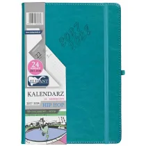 Kalendarz 2027/2028 24 m-cy. Hip hop B5 tygodniowy turkusowy