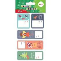 Happy Color Naklejki EFFECT-Xmas Stamp Tag 10x20cm