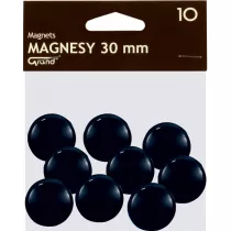 Magnes 30mm czarny (10 szt) GRAND