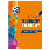 Oxford Blok techniczny A3 kolorowy 10 kartek