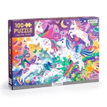 Puzzle 100 el. Magiczne jednoroce Mudpuppy