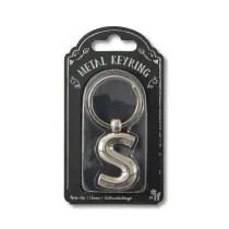 If Silver Letter Keyring - brelok do kluczy litera S