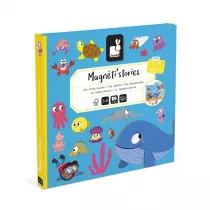 Puzzle Magnetyczna ukadanka Podwodny wiat Magneti'stories 3+ Janod