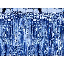 PartyDeco Kurtyna Party niebieski 90x250cm
