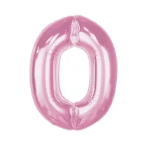 Godan Balon foliowy cyfra 0 jasnor�owa Smart 92cm