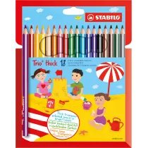 Stabilo Kredka drewniana Trio gruba etui 18 szt.