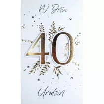 Armin Style Karnet Urodziny 40